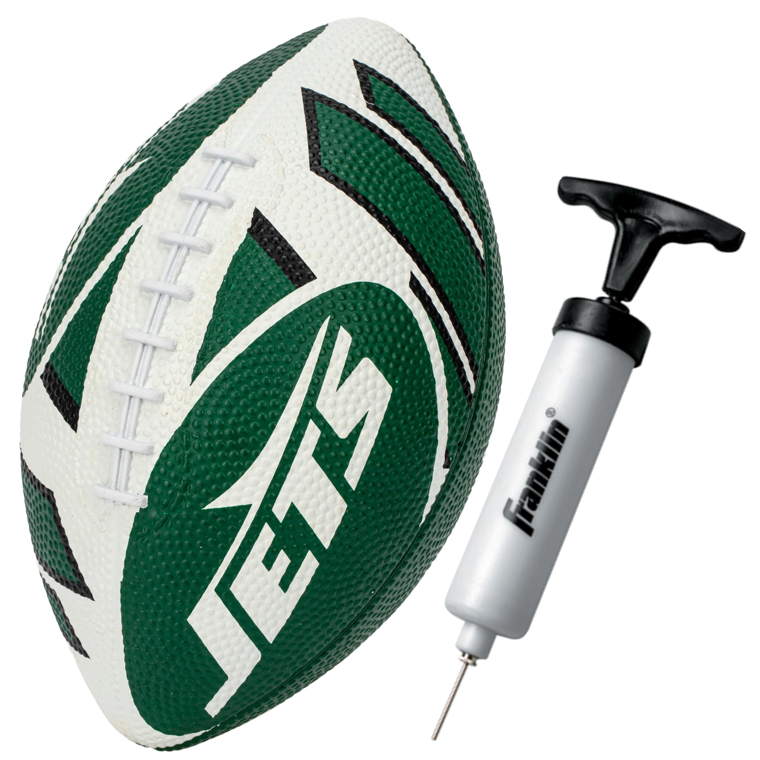 Franklin Sports NFL Team Footballs - Rubber Youth Mini Footballs for All NFL Teams - Kids Junior 8.5" Football - Official NFL Licensed Footballs
